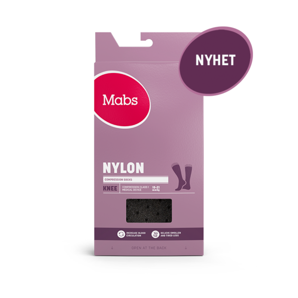 Mabs Nylon Knästrumpa Prickig