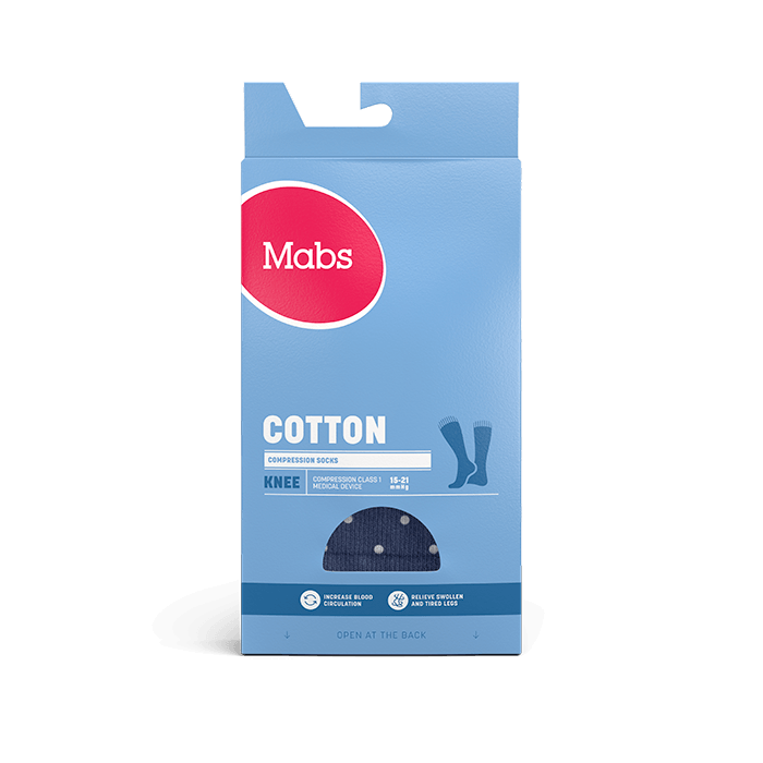 Mabs Cotton Prickig Knästrumpa